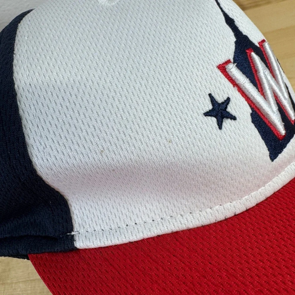 Washington Nationals Youth MLB Baseball Hat OC Sports Navy White Red OSFM